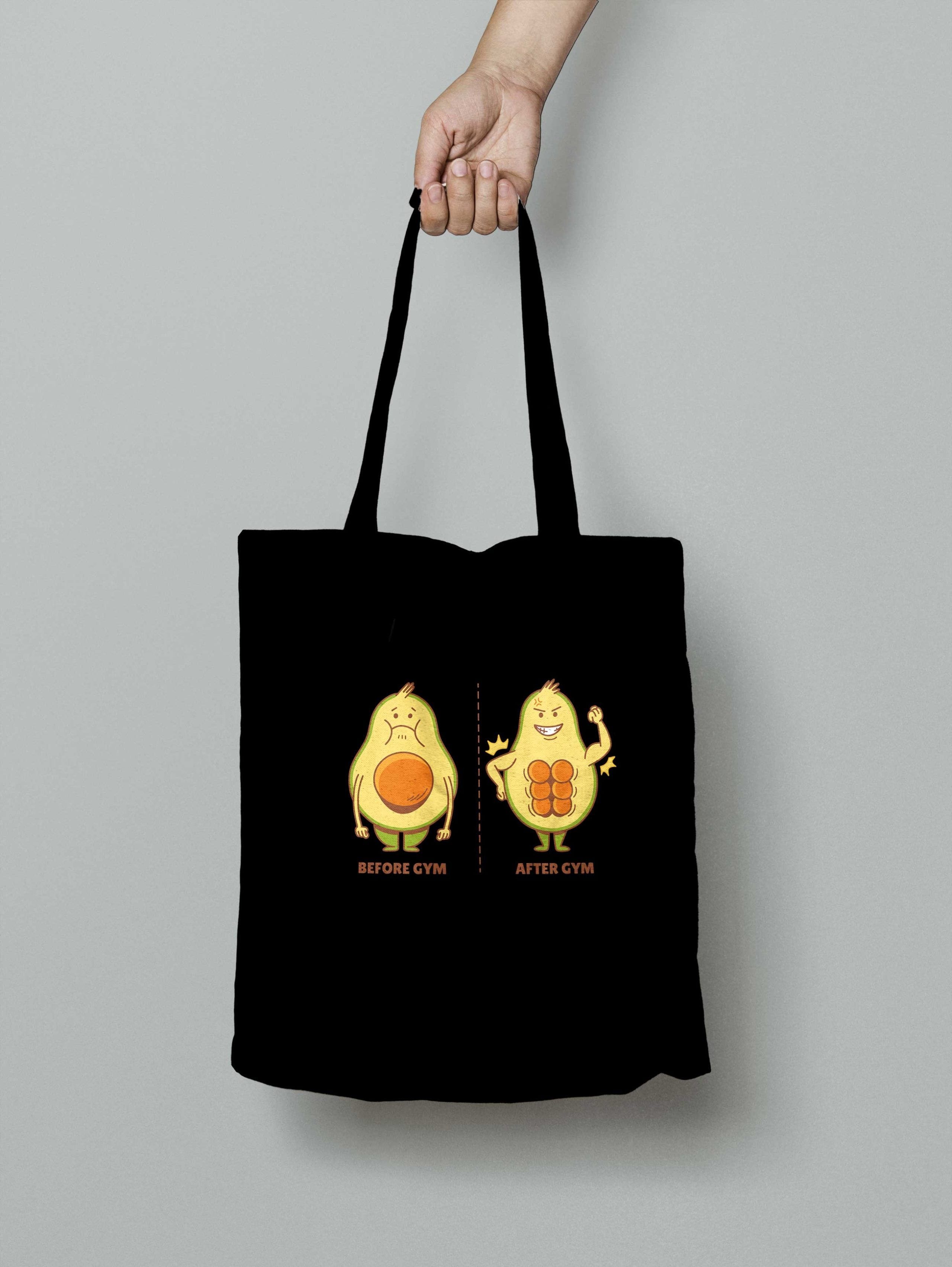Bolsa de Tela Aguacate Gym