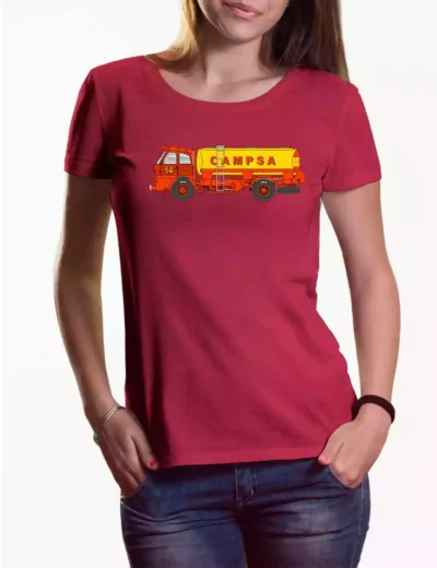 Camiseta chica Camión cisterna Campsa