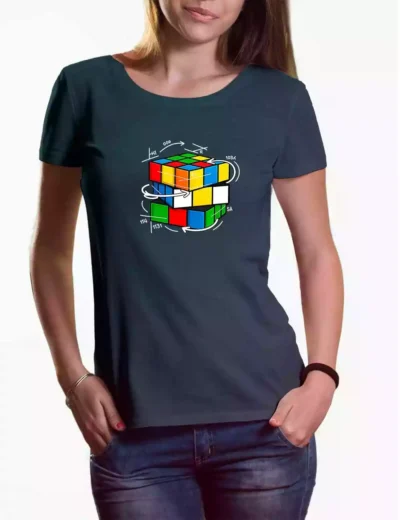 Camiseta chica Cubo Rubik