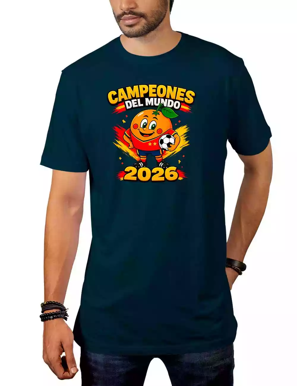 Camiseta Naranjito Campeón del Mundo - Imagen 3