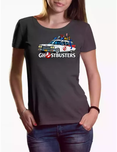 Camiseta chica Coche Cazafantasmas
