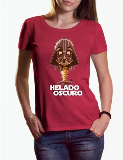 Camiseta chica Helado Oscuro