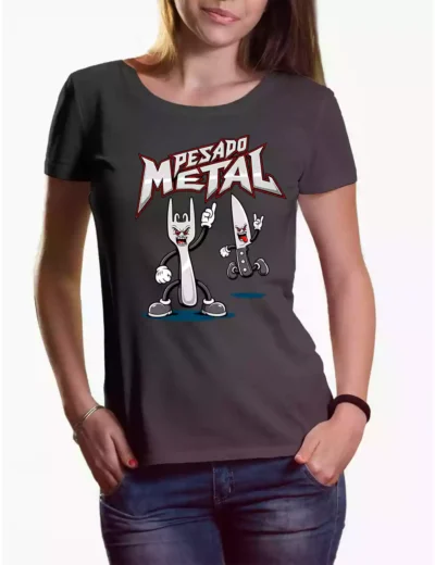 Camiseta chica Metal Pesado