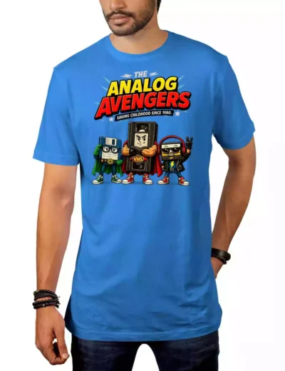 Camiseta Vengadores Analógicos